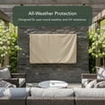 thumbnail image 4 of Covermates Outdoor TV Cover - Fits 70"-73" TVs, 300D Polyester, All-Weather, Full Coverage, 4 of 6