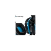 PlayStation 4 Accessory: Wired Headset - DreamGear GRX - 440 with Boom Mic - Black & Blue: Compatible with PS5