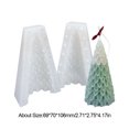 thumbnail image 4 of Molde de vela de Navidad Molde de silicona para velas navideñas, molde de jabón para velas 3D (árbol de Navidad de pino drapeado), 4 of 8