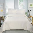 thumbnail image 4 of Home Sweet Collection Ensemble de Couette en Coton Égyptien Uni 2 Pcs (Simple, Ivoire), 4 of 4