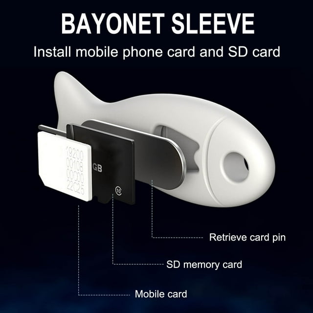 TopLLC Anti-lost Card Extractor Open Card Needle Sleeve Multi-function Portable Sim Card Needle Mobile Phone Card Needle Device on Clearance