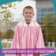 thumbnail image 5 of Endea Graduation Shiny Pink Graduation Gown for Preschool, 5 of 7