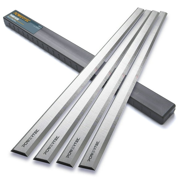 POWERTEC 12-1/2 Inch Planer Blades for Craftsman 23378, Jet JWP-12, JWP-12-4P, JWP-12DX, Rockwell RK9018, Wilton 99178, 34463 Planer, Replacement for Craftsman 23315 Planer Knives, Set of 4 (12818DD)