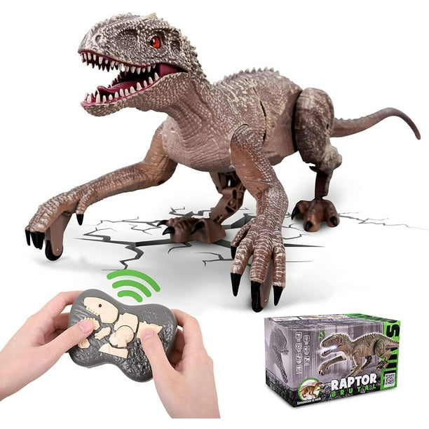 HHHC Jouets de dinosaure télécommandés pour enfants, dinosaure