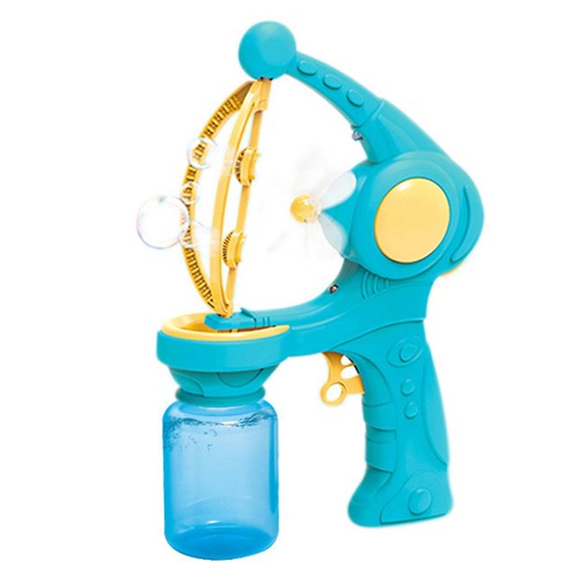 black Fabricante electrónico de burbujas, regalo de verano al aire libre, juguete para hacer burbujas, recuerdo para niños