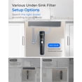 thumbnail image 6 of Waterdrop 15UB Under Sink Water Filter System, 16K High Capacity Drinking Water Filtration System, with Dedicated Brushed Nickel Faucet, Reduces  Chlorine, Bad Taste & Odor, USA Tech, 6 of 9