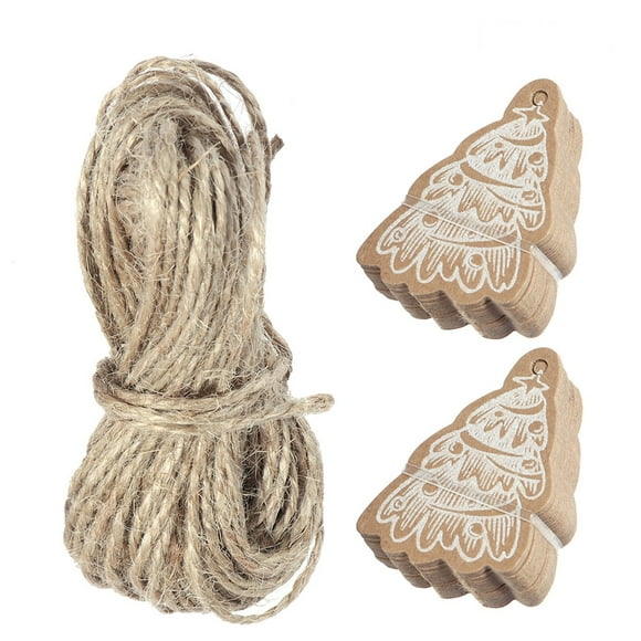 GOOHOCHY 50 Pcs Cartes d'Emballage de Boulangerie pour Utilisateurs Généraux Décoration Marron Clair Mariage