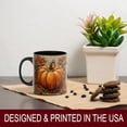thumbnail image 6 of Zawou Rustic Pumpkin Coffee Mug with Autumn Leaves, Acorns, and Farmhouse Design,Fall Harvest Mug for Thanksgiving Party, Daily Drinkware, and Seasonal Gift, 6 of 6