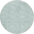 thumbnail image 2 of Addison Rugs Dream Shag Premium Machine Washable Transitional Nautilus Green Round Rug, 8' x 8', 2 of 8
