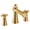 Brushed Gold, variant on Moen TS927NL Flara Two Handle Roman Tub Faucet Power (Trim Only)