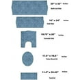 thumbnail image 2 of 5Pc Set Bathroom Rug Vintage Collection, 2 of 2