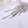 thumbnail image 6 of AOOOWER Hot for Rhinestone Tassel Dangle Bar Body Piercing Jewelry Button Navel Belly Ri, 6 of 7