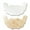 Khaki, variant on Disposable Lace U Shaped Bra Stickers Petals for Women Support Black S