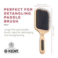 Kent PF17 Large Cushion Paddle Brush, Taming Fine Pins Hair