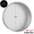 thumbnail image 2 of Last Confection 10" x 2" Round Cake Pan, Anodized Aluminum Cake Pan, Professional Bakeware, 2 of 7