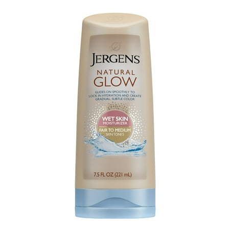 UPC 019100235502 product image for Jergens Natural Glow Wet Skin Moisturizer In-Shower Self Tanner Fair to Medium S | upcitemdb.com