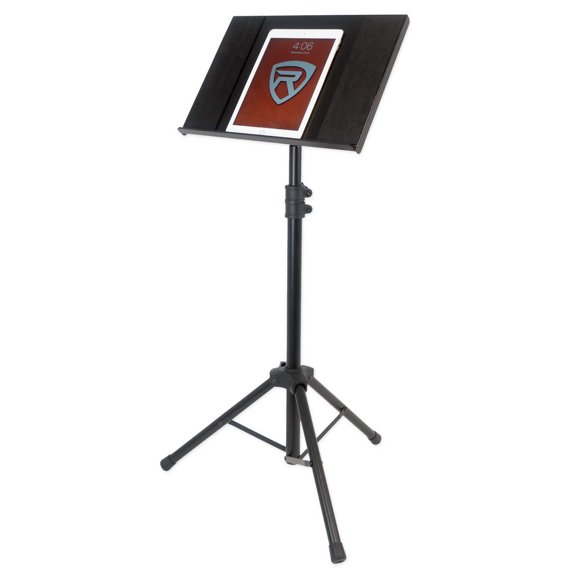 Rockville RLS68 Laptop/Tablet Tripod Stand w/ Tilt  Grip Surface For Karaoke