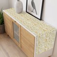 thumbnail image 5 of Table Runner Dresser Scarves 36 Inch Long,Bohemian Leaves Seamless Linen Dining Table Runners, 5 of 9
