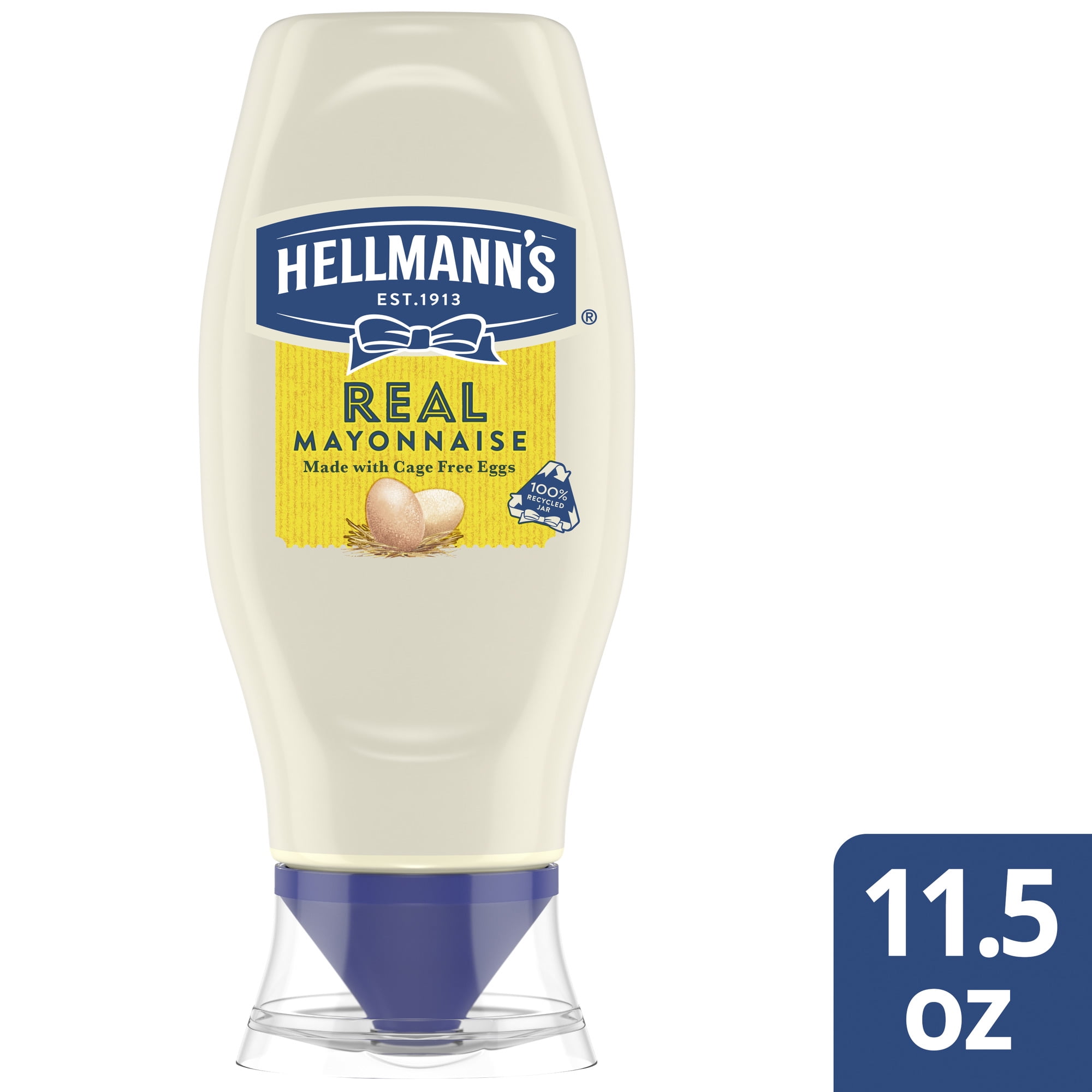 Hellmann's Real Mayonnaise Real Mayo Squeeze Bottle 11.5 oz Walmart