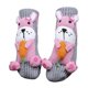 thumbnail image 4 of Calcetines de animales, regalos de año , antideslizantes, novedosos, calcetines gruesos de tubo medio para dormitorio Conejito gris, 4 of 10