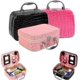 thumbnail image 3 of Cosmetic Bag Make Up Bag 3 Layers Large Capacity Makeup Bag Travel Portable Makeup Organiz, 3 of 4