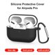 thumbnail image 5 of Funda protectora para auriculares Airpods Pro compatible con Bluetooth (negro), 5 of 6