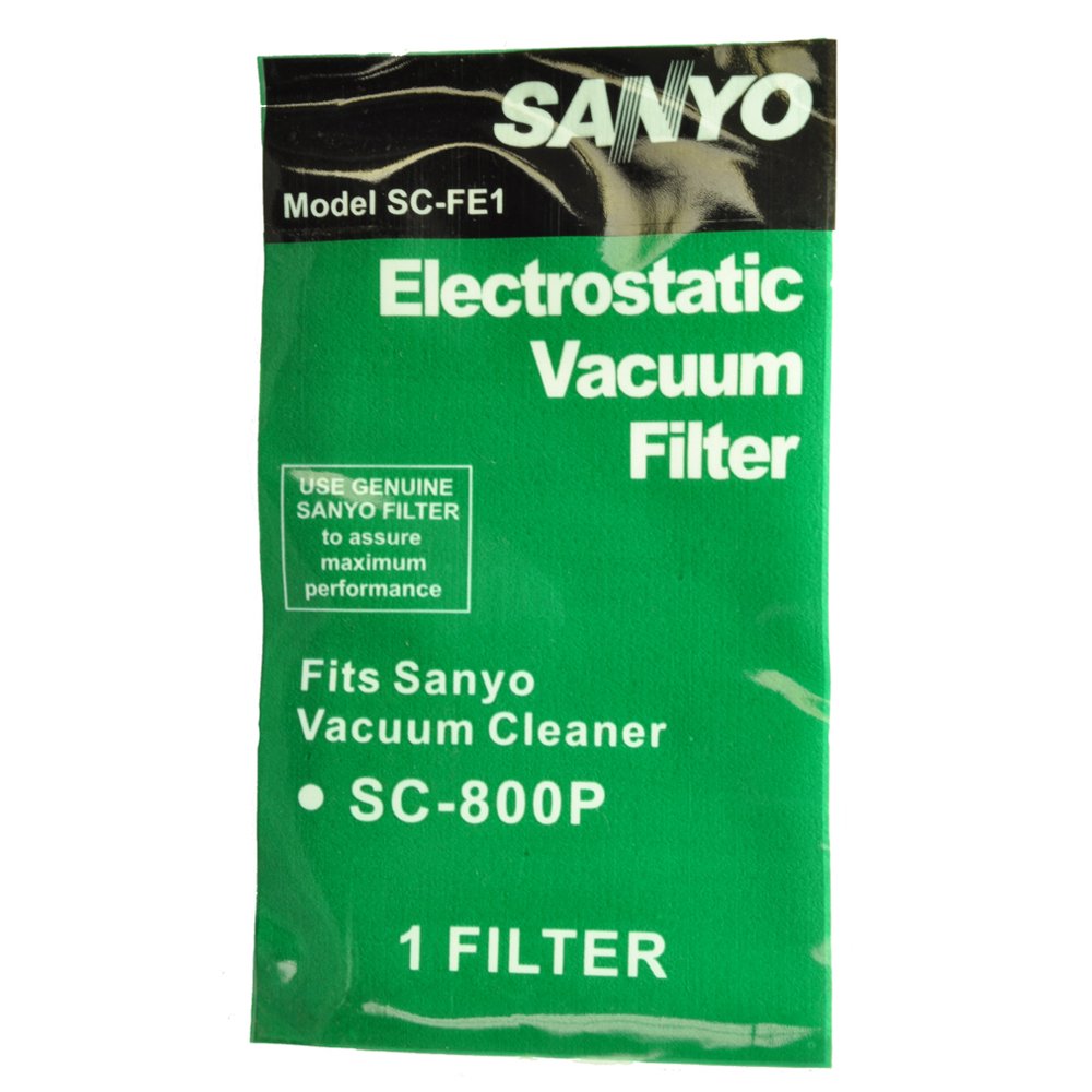 Sanyo Model SCFE1, SC800P Vacuum Cleaner Filter
