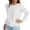 White, variant on Lmnyox Basic Crew Neck Sweatshirts for Women Casual Long Sleeve Solid Pullover Shirts Loose Athletic Tops