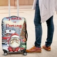 thumbnail image 4 of Santa is Coming Persian Merry Christmas Xmas Noel Truck Tree Travel Luggage Cover Cat Lover Kitten Owner Gifts Suitcase Dust Protective Decor - 02023, 4 of 5