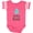 Football Pink and White, variant on Baby Bear, Bear Cub, Cute Bear, Little Bear - Blue Boys Baby Bodysuit