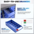 thumbnail image 3 of 100 Drawer Steel Parts Cabinet 25.8x46x8.66 Inch with ABS Drawers, Small Parts Organizer for Hardware Screws Bolts Nuts, 3 of 7