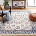 thumbnail image 2 of SAFAVIEH Symphony Chao Oriental Area Rug, Ivory/Navy, 8' x 10', 2 of 8