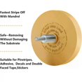 thumbnail image 2 of 346 Decal Remover Eraser Wheel 88mm Car Surface Glue Remover Rubber Wheel Universal Electric Drill Adapter Rotary Abrasives, 2 of 5