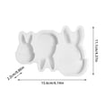 thumbnail image 3 of Binwennn Stone for Resin Non Spray for Rose Candle for Candle Making Silicone Silicone Moulds Easter DIY Rabbit Silicone Mould Easter Casting Moulds Silicone Easter Casting Moulds Silicone, 3 of 8