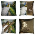 thumbnail image 1 of ABPHQTO Hermosa funda de almohada de lentejuelas de sirena reversible de pavo real funda de cojín para decoración del hogar 50x50 cm ABPHQTO FishPillow-QQ-53-20x20, 1 of 2