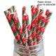 thumbnail image 1 of Pajitas de papel con forma de copo de nieve para decoración del hogar, Pajita de 25/50 piezas para decoración de mesa de Navidad, fiesta de Navidad, 2023, 1 of 4