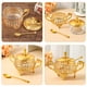 thumbnail image 2 of 1 juego de recipiente decorativo para aperitivos de cocina, tarro de cristal con cuchara, 2 of 8
