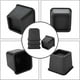 thumbnail image 3 of 4 elevadores de muebles de 3 pulgadas, ajustables, para silla, sofá, patas resistentes, elevadores de cama, color negro, 3 of 5