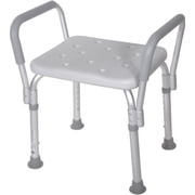 Drive Bath Bench with Removable Padded Arms -Without Back