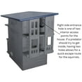 thumbnail image 6 of JCS Wildlife Nutty Mansion Squirrel House � Spacious, Durable, and Eco-Friendly Shelter for Backyard Wildlife (Gray/Blue), 6 of 11