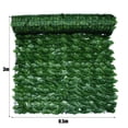 thumbnail image 2 of rollo de seto artificial con hojas verdes para decoración de pared, ideal para jardín y boda., 2 of 7