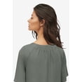 thumbnail image 2 of Ellos Women's V-Neck Tie-Front Blouse Shirt, 2 of 5