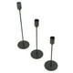 thumbnail image 1 of 3 juegos de candelabros negros, soporte de vela alto cónico de hierro forjado de Metal mate negro, accesorios de boda, 1 of 12