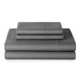Better Homes & Gardens 4-Piece 400 Thread Count Grey Performance Bed Sheet Set, Queen