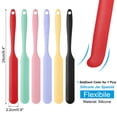thumbnail image 2 of 6Pcs Espátula de Jarra de Silicona, Esparcidor de Mermelada Resistente al Calor con Mango (Verde/Rosa/Púrpura/Amarillo/Rojo/Negro), 2 of 7