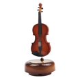 thumbnail image 1 of Caja de música para violín YEJLMXG réplica clásica de instrumento artesanal 21,5 x 9,5 cm, 1 of 5