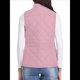 thumbnail image 4 of Chaleco Acolchado con Cuello Alto, Cremallera y Bolsillos para Mujer Rosa M, 4 of 10