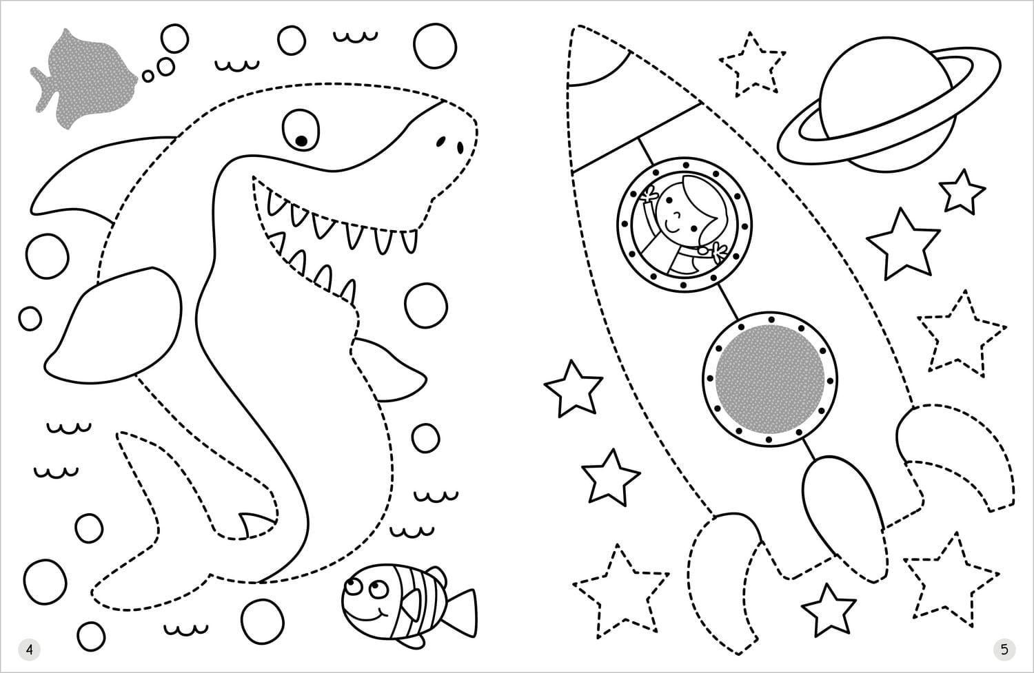 Trace Et Dessin De Coloriage Playtime