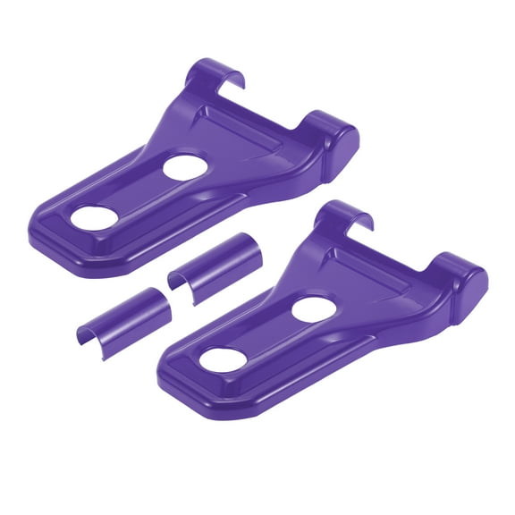 Unique Bargains 1set Front Engine Hood Hinge Cover Trim for Jeep Wrangler JL JLU 18-24 for Jeep Gladiator JT Exterior Engine Hinge Cover Trim Sticker Decal ABS Purple