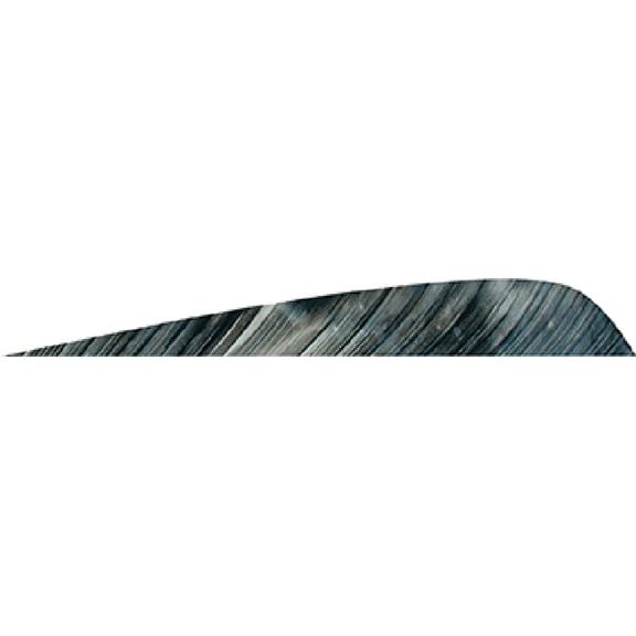 Gateway Feather 400RPTBR-50 Parabolic Feathers Tre Bark 4" Right Wing 50pack